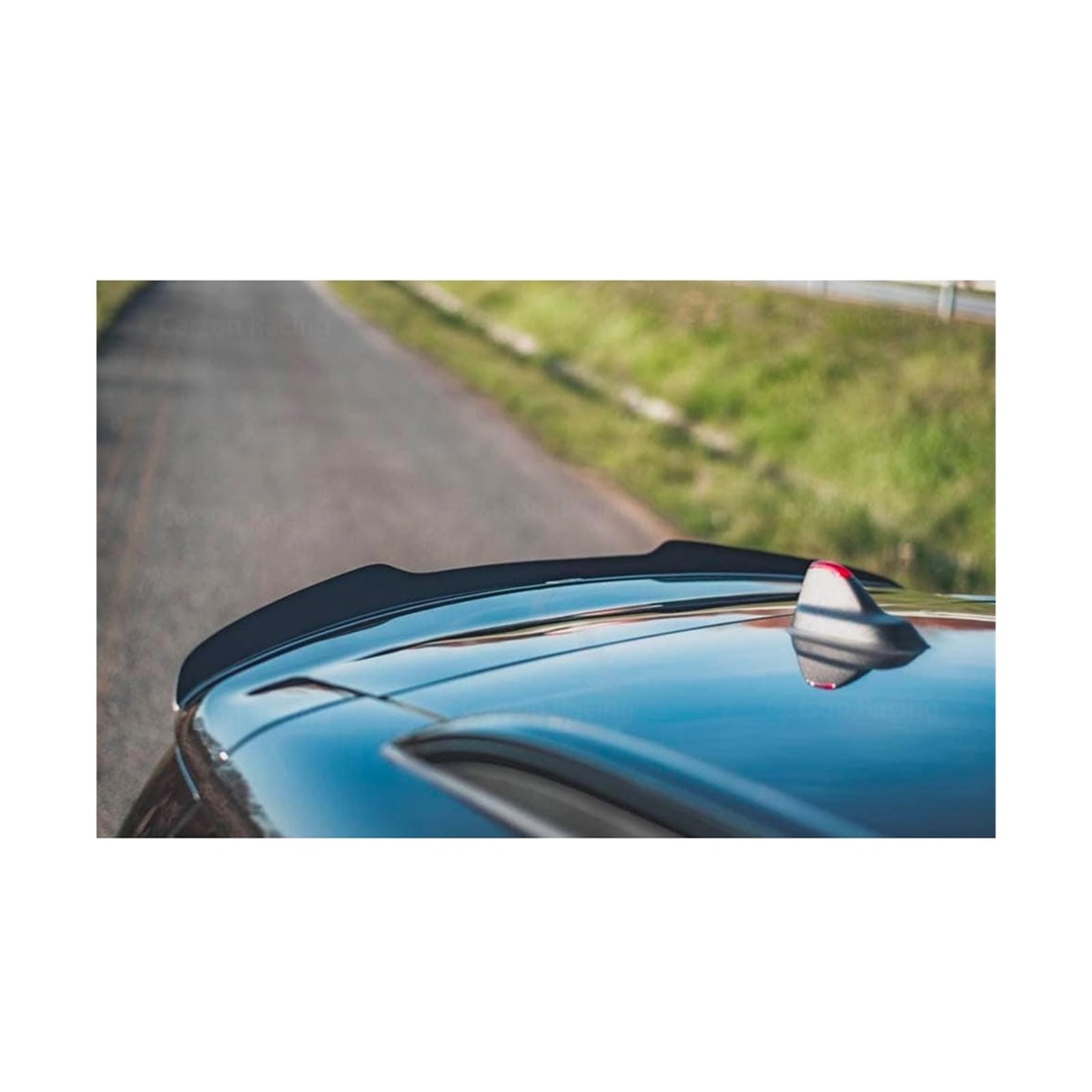 Kompatibel mit BMW MINI Countryman F60 2017–2023, Frontlippe, Heckspoilerlippe aus echtem Carbonfaser, Auto-Styling, modifiziertes Außenzubehör(Carbon Spoiler) von QYKNTXJM