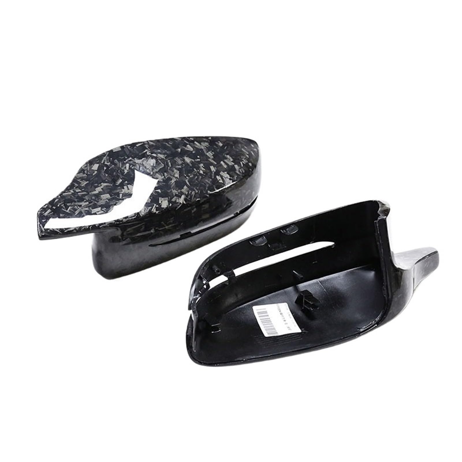 Kompatibel mit BMWs neuer 234578-Serie G20G30G42G11G14 modifizierter M3/M5 aus echtem Carbon Fiber Cowl Angle Rückspiegelgehäuse Rückspiegelgehäuse(M3 Satin weave Left) von QYKNTXJM