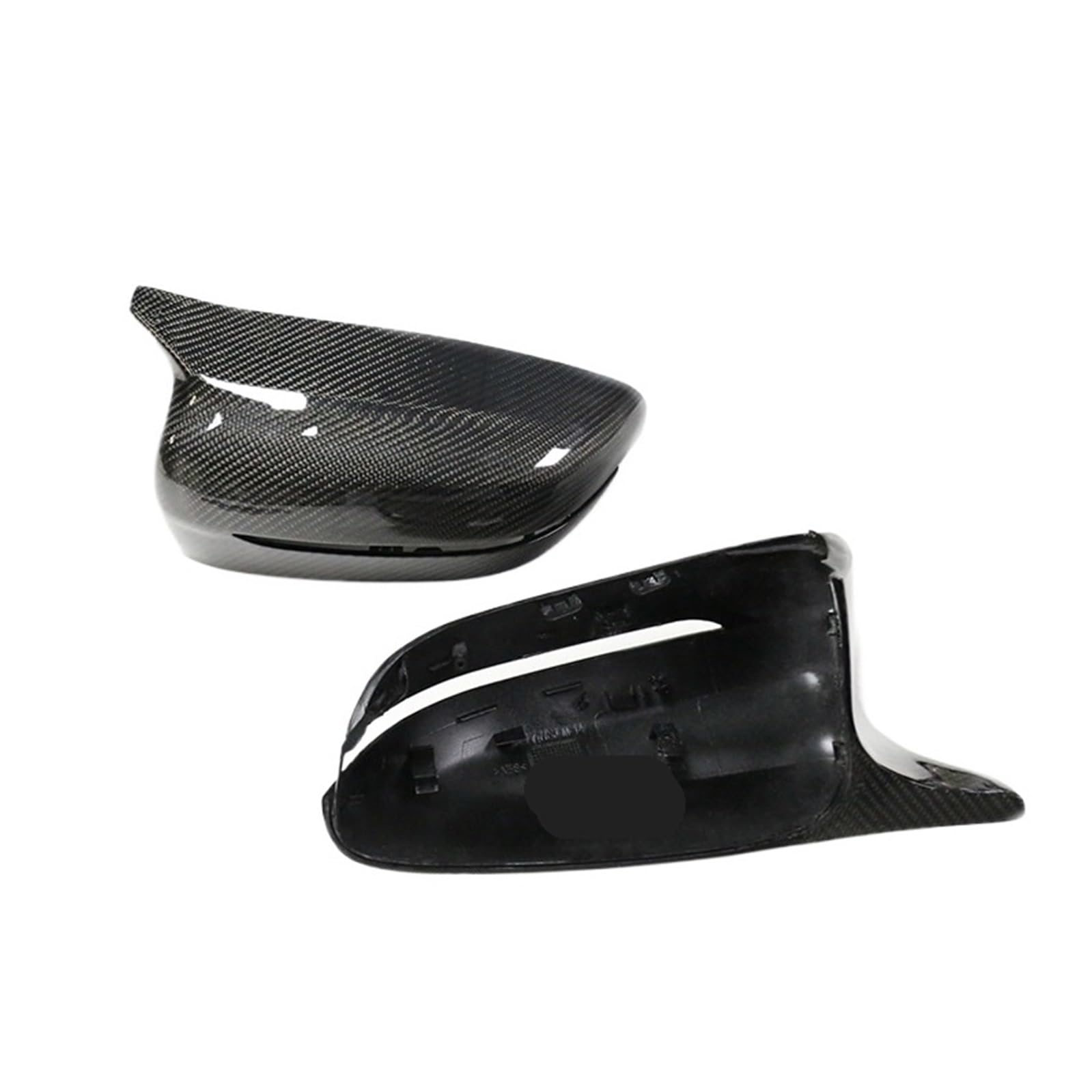 Kompatibel mit BMWs neuer 234578-Serie G20G30G42G11G14 modifizierter M3/M5 aus echtem Carbon Fiber Cowl Angle Rückspiegelgehäuse Rückspiegelgehäuse(M5 twill Left) von QYKNTXJM