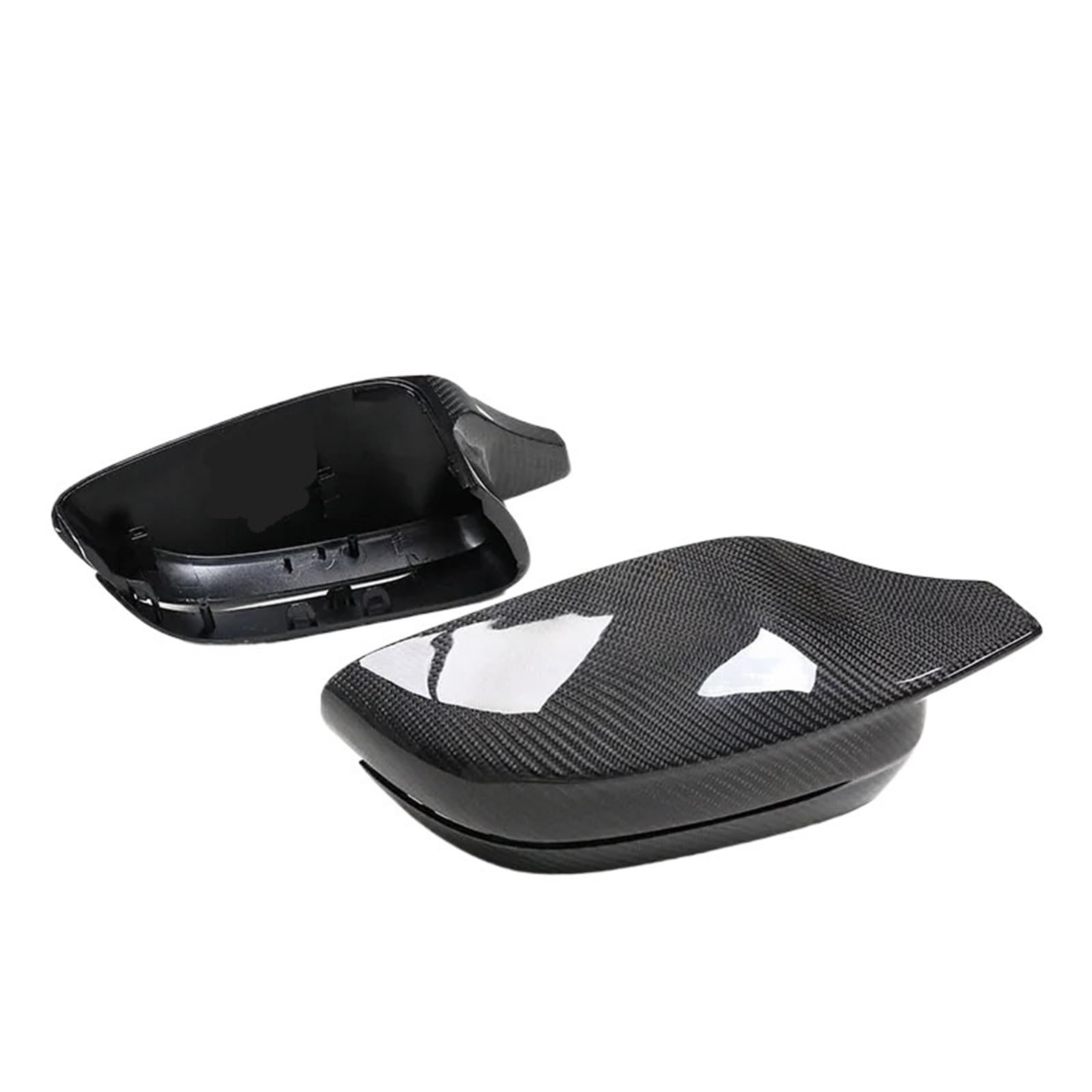 Kompatibel mit BMWs neuer 234578-Serie G20G30G42G11G14 modifizierter M3/M5 aus echtem Carbon Fiber Cowl Angle Rückspiegelgehäuse Rückspiegelgehäuse(Right hand drive M3) von QYKNTXJM