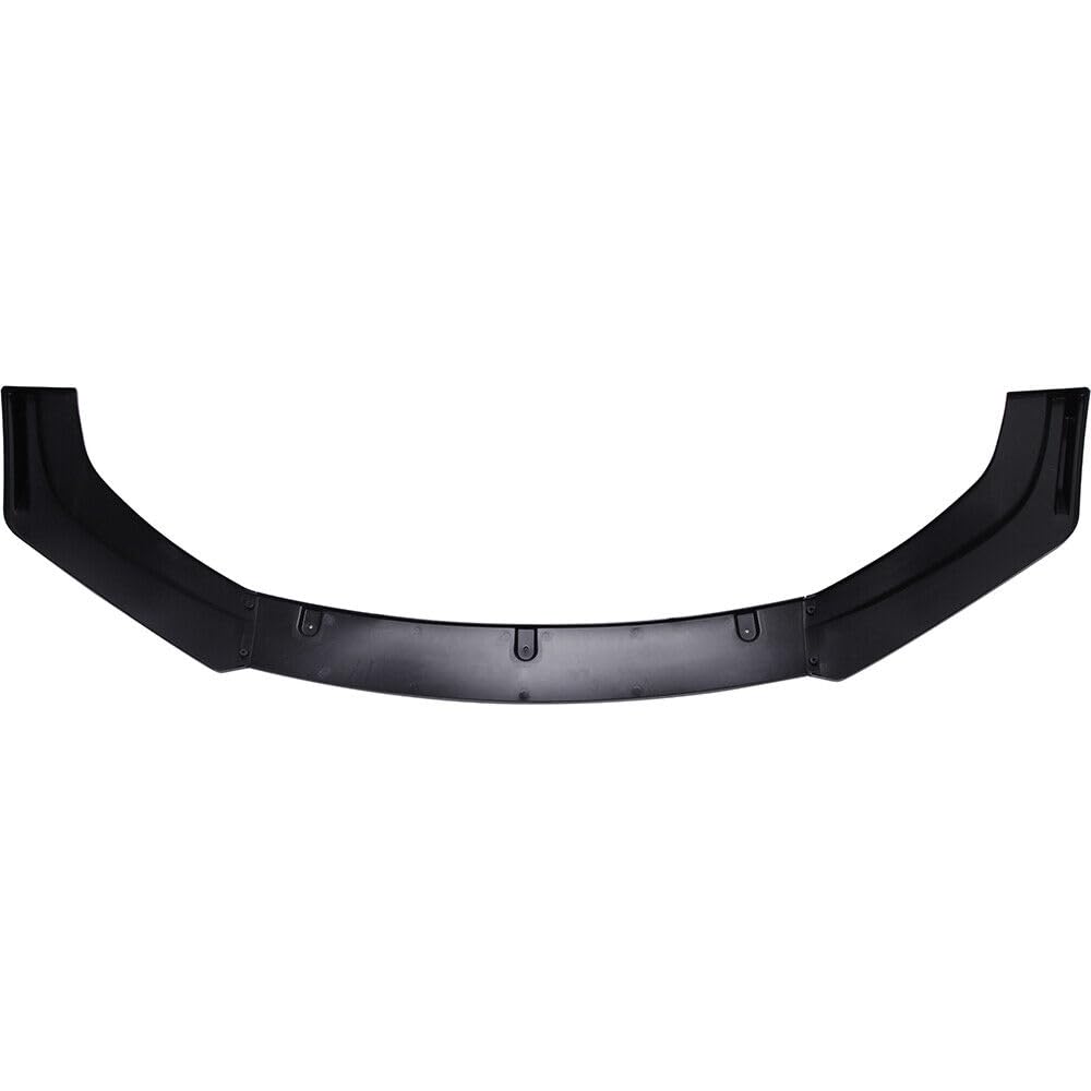 Kompatibel mit Mustang 2005-2014 Front Splitter Stoßstange Lippe Kinn Spoiler Body Kit Auto Diffusor Lip Trim Air Dam Zubehör(Matte Black) von QYKNTXJM
