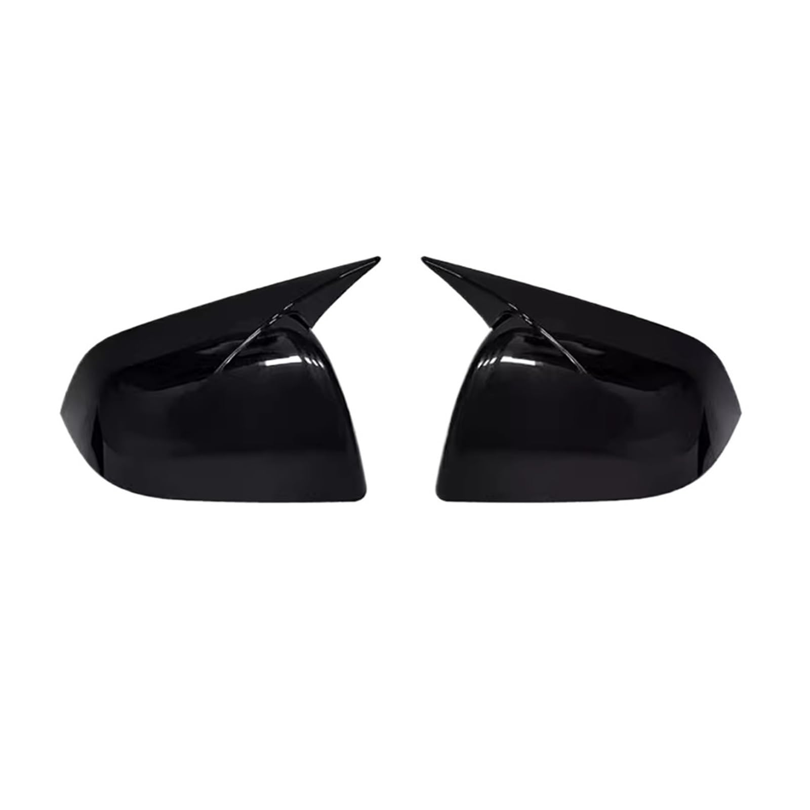 Kompatibel mit Tesla Model Y Paste Style Rückspiegelabdeckung Rückspiegelschale Spiegelgehäuse Kohlefaser Schwarz 1 Paar(A pair bright black) von QYKNTXJM