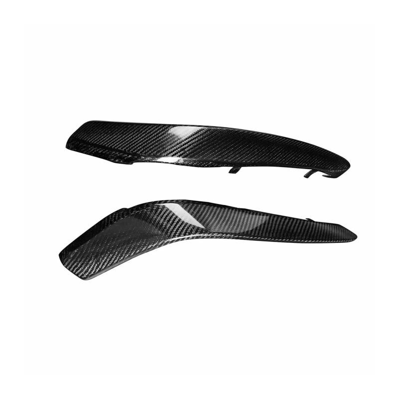 Nebelscheinwerferrahmen, Spoiler, Stoßstange, Seitenverkleidung, Kohlefaser, kompatibel for Benz W205 S205 C63 C63S, kompatibel for AMG 2015–2021 von QYKNTXJM