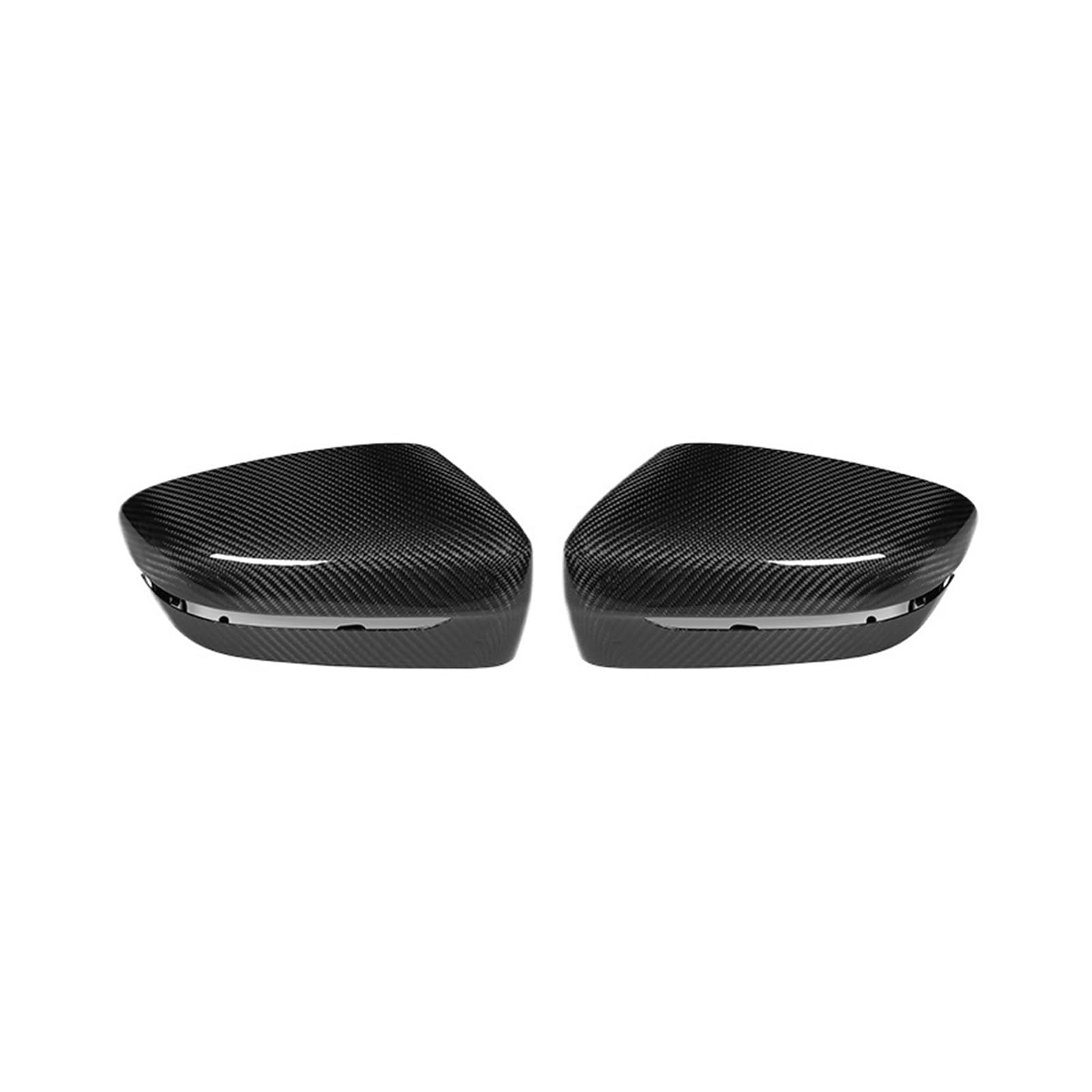 Rückspiegelabdeckungen aus trockenem Carbonfaser, kompatibel mit BMW 2er/3er/4er-Serie G20 G28 G22 G23 G26 G42 2020-IN, Ersatz-Seitenspiegelgehäuse(OEM RHD) von QYKNTXJM