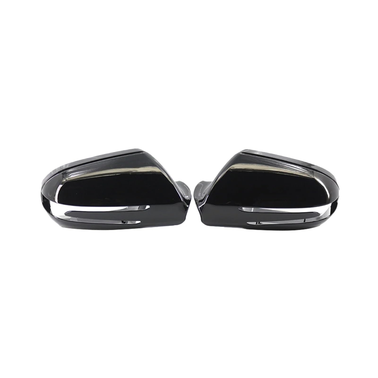 Rückspiegelkappe, Außenspiegelabdeckung, Gehäuse 2198102576, kompatibel mit Benz W207/C207 Vor-Facelift CLS-Klasse W219 R230 R171 2008-2011(Black) von QYKNTXJM