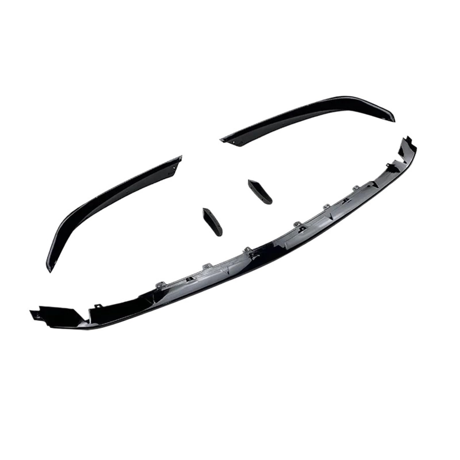 Schwarz glänzende Frontspoiler-Lippen-Kits for die A-Klasse W177 A45, kompatibel mit AMG 2018, + Spoiler-Seitenverkleidung Schwarz glänzende Frontspoiler-Lippen-Kits for die A-Klasse W177 A45, kompatibel mit AMG 2018, + Spoiler-Seitenverkleidung von QYKNTXJM