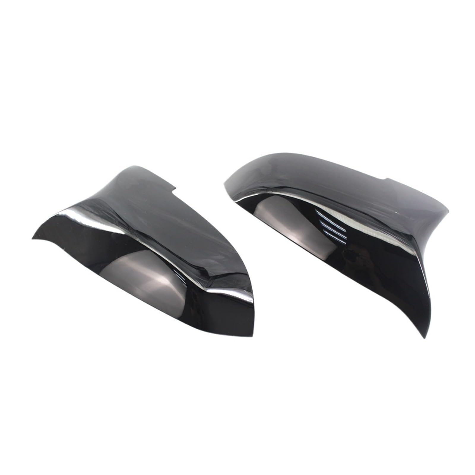 Spiegelabdeckung Kompatibel for BMW F10 F18 2014-2016 Seitenspiegel-Abdeckkappe Auto-Rückspiegelabdeckung Außenspiegelabdeckung Gehäusegehäusekappe(Bright Black Left) von QYKNTXJM