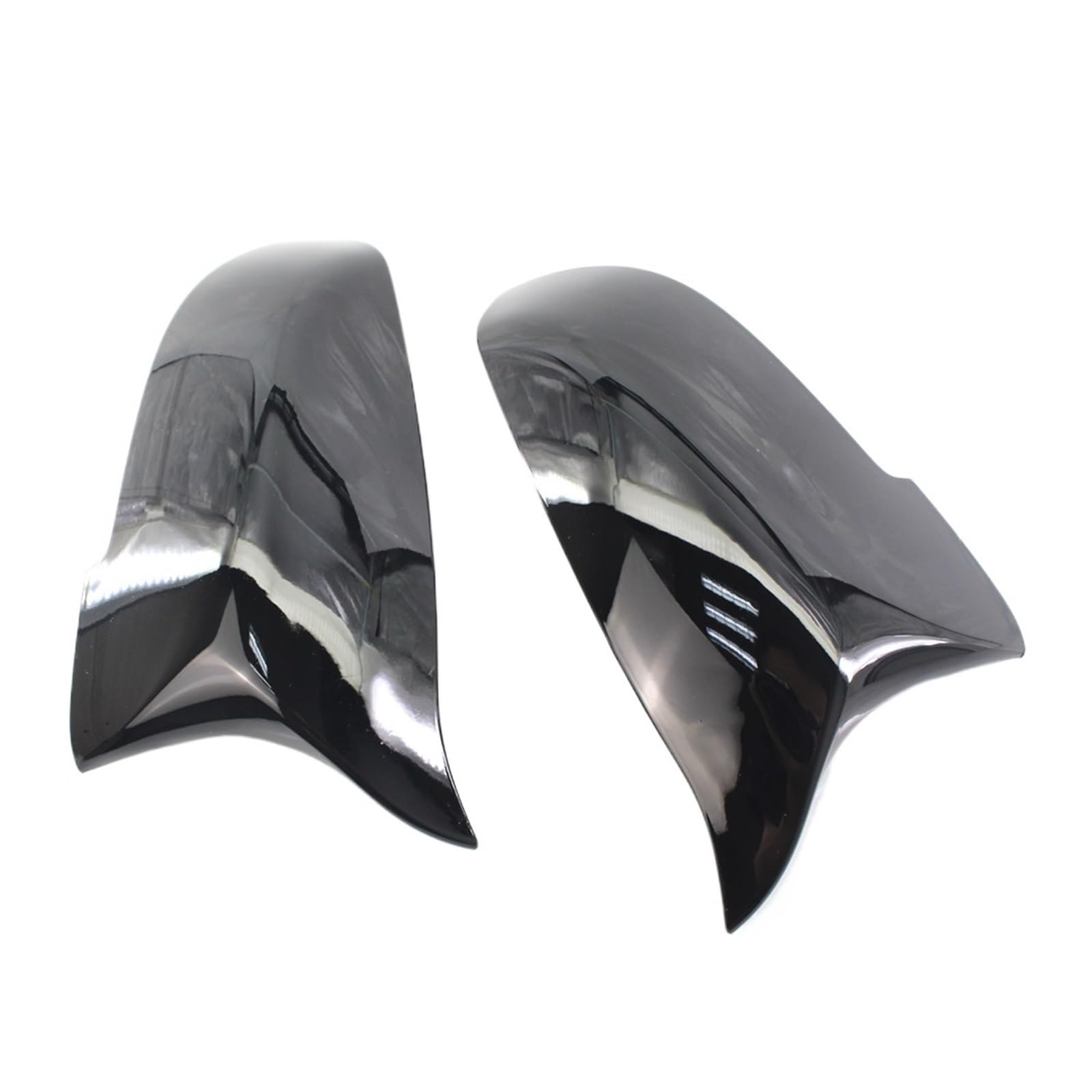 Spiegelabdeckung Kompatibel for BMW F10 F18 2014-2016 Seitenspiegel-Abdeckkappe Auto-Rückspiegelabdeckung Außenspiegelabdeckung Gehäusegehäusekappe(Bright Black Right) von QYKNTXJM