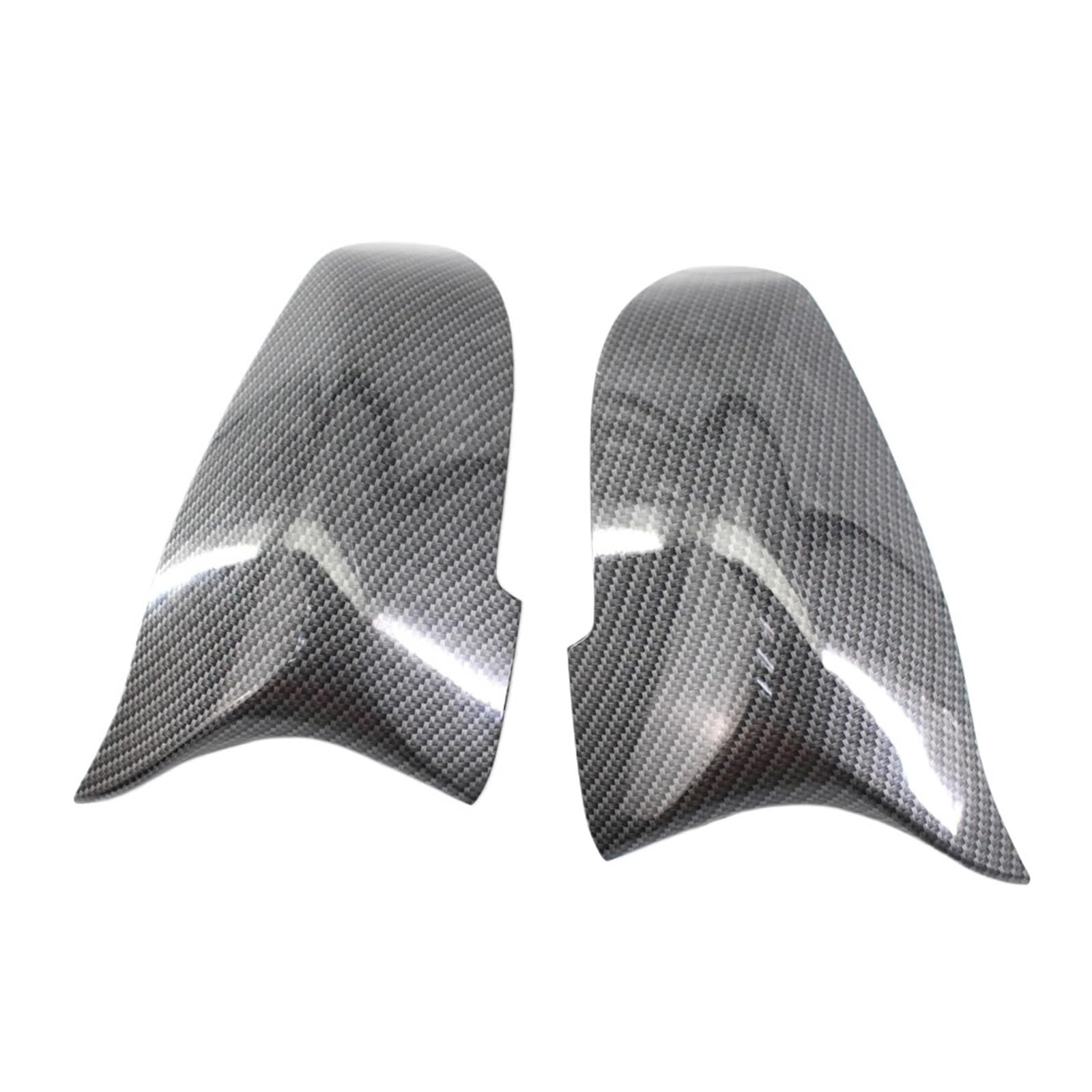 Spiegelabdeckung Kompatibel for BMW F10 F18 2014-2016 Seitenspiegel-Abdeckkappe Auto-Rückspiegelabdeckung Außenspiegelabdeckung Gehäusegehäusekappe(Carbon Pattern Left) von QYKNTXJM