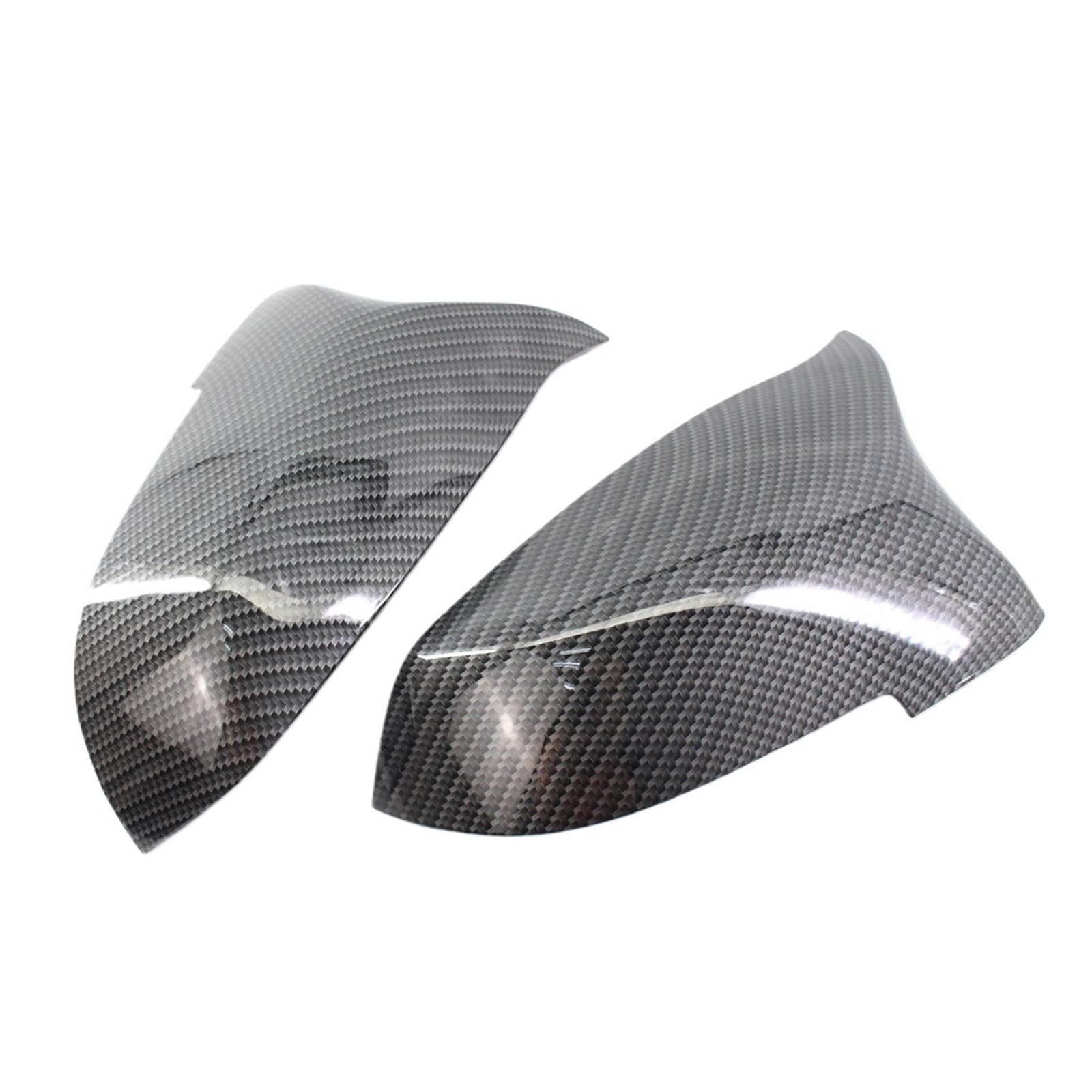 Spiegelabdeckung Kompatibel for BMW F10 F18 2014-2016 Seitenspiegel-Abdeckkappe Auto-Rückspiegelabdeckung Außenspiegelabdeckung Gehäusegehäusekappe(Carbon Pattern Right) von QYKNTXJM