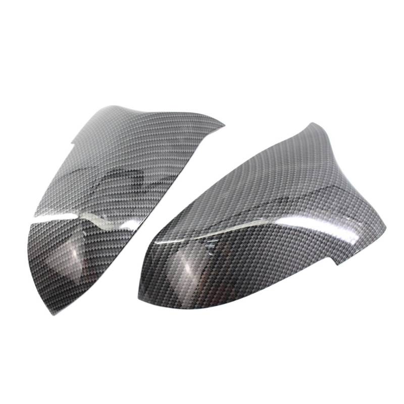 Spiegelabdeckung Kompatibel for BMW F10 F18 2014-2016 Seitenspiegel-Abdeckkappe Auto-Rückspiegelabdeckung Außenspiegelabdeckung Gehäusegehäusekappe(Carbon Pattern Right) von QYKNTXJM