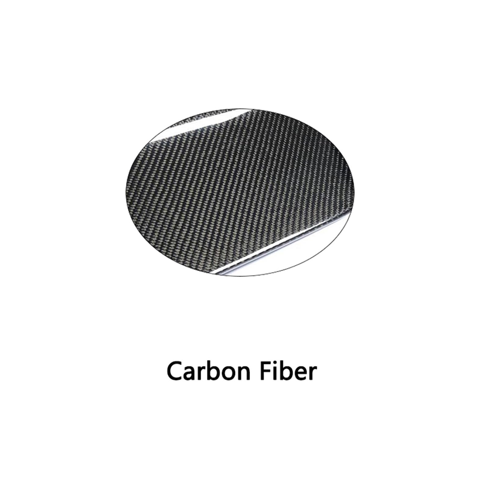Volle Carbon Fiber Hinten Dach Spoiler Flügel Kompatibel Für FIAT 500 Abarth 595 2010-2020 Auto Racing Heckspoiler Highkick dach Flügel Lip FRP(Carbon Fiber) von QYKNTXJM