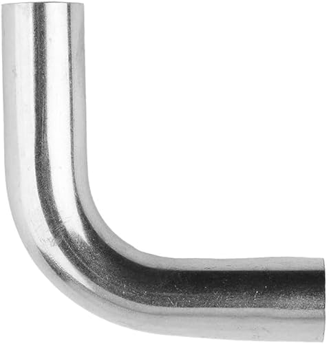 QYMDRION 90 Grad Edelstahl Rohrbogen, FüR Anpassbarer Auspuff Mehrzweck-Auspuffbogen Aus Ausführung Zum Formen Oder Reparieren Von Rohren In Automobilauspuffs Oder Anderen Verschiedenen (25 mm) von QYMDRION