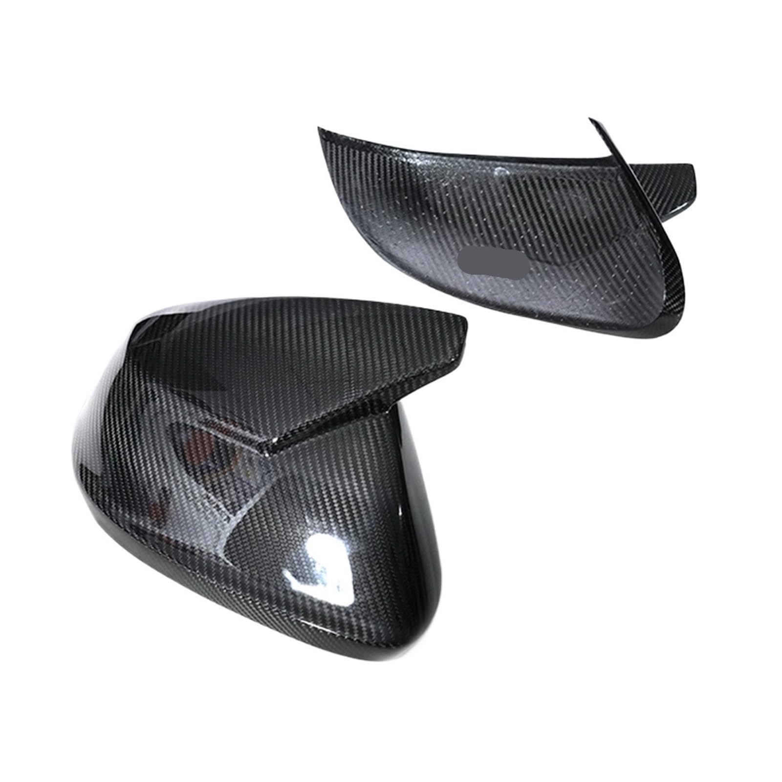 2 PCS-Spiegelabdeckungen for Hinzufügen eines Auto-Außenspiegels, Rückfahrkamera, kompatibel mit Audi RS Q8 2018–2022 und Lamborghini URUS 2018–2021(Without Lane Assist) von QZEOXBUP