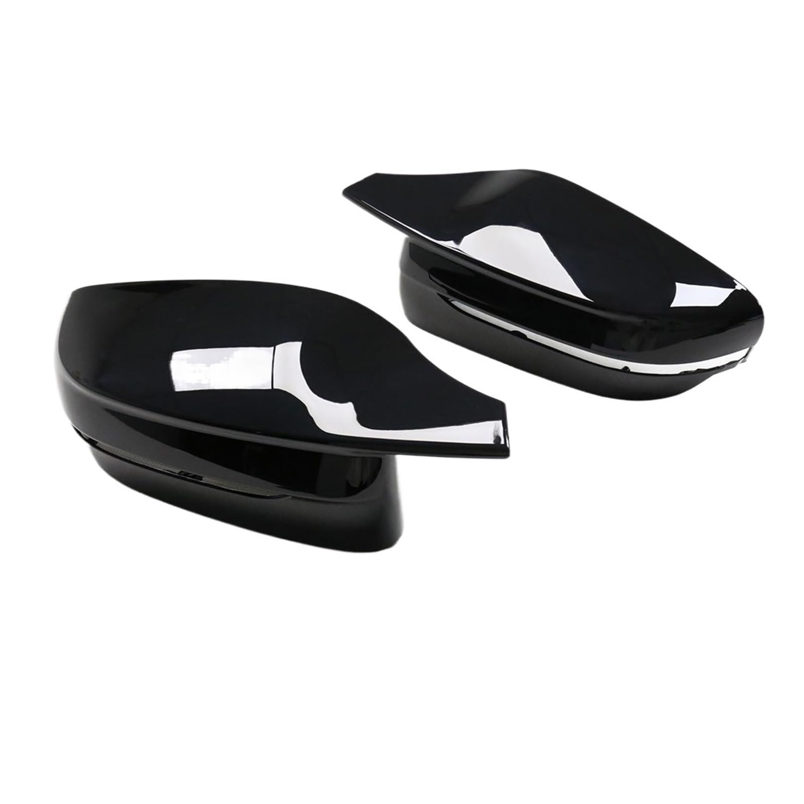 Auto Spiegel Abdeckung Außen Reverse Fall Rückansicht Kappe Shell Kompatibel for BMW G20 Neue 3 Serie Limousine M340i 330i 2019-2022(Gloss black) von QZEOXBUP