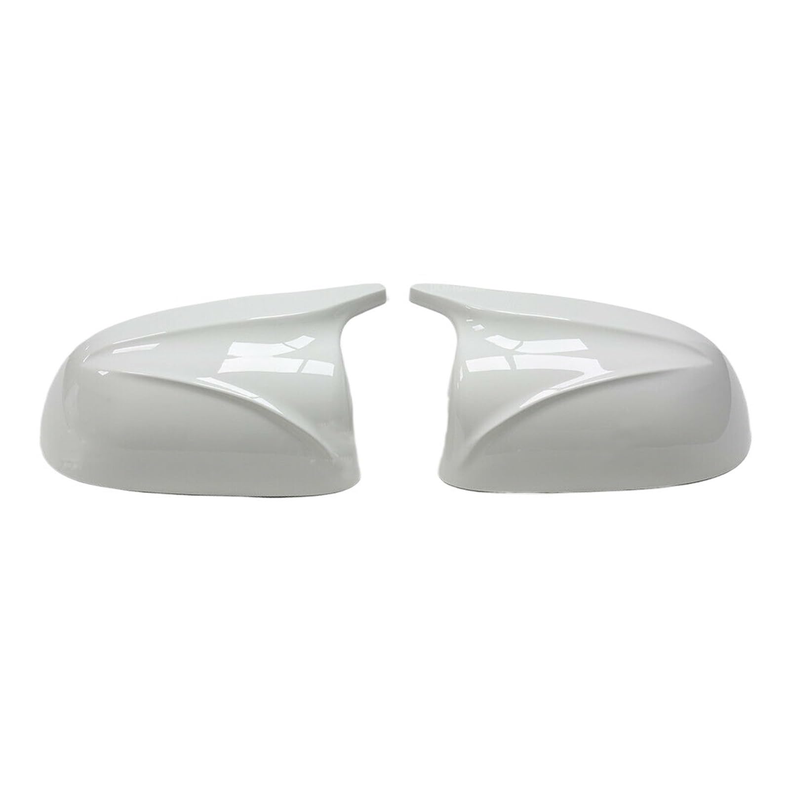 Auto Spiegel Abdeckung Auto Außen Rückansicht Kappen Rück Reverse Fall Shell Kompatibel for BMW X3 G01 G08 X4 G02 x5 G05 X6 G06 2018-2023(White) von QZEOXBUP