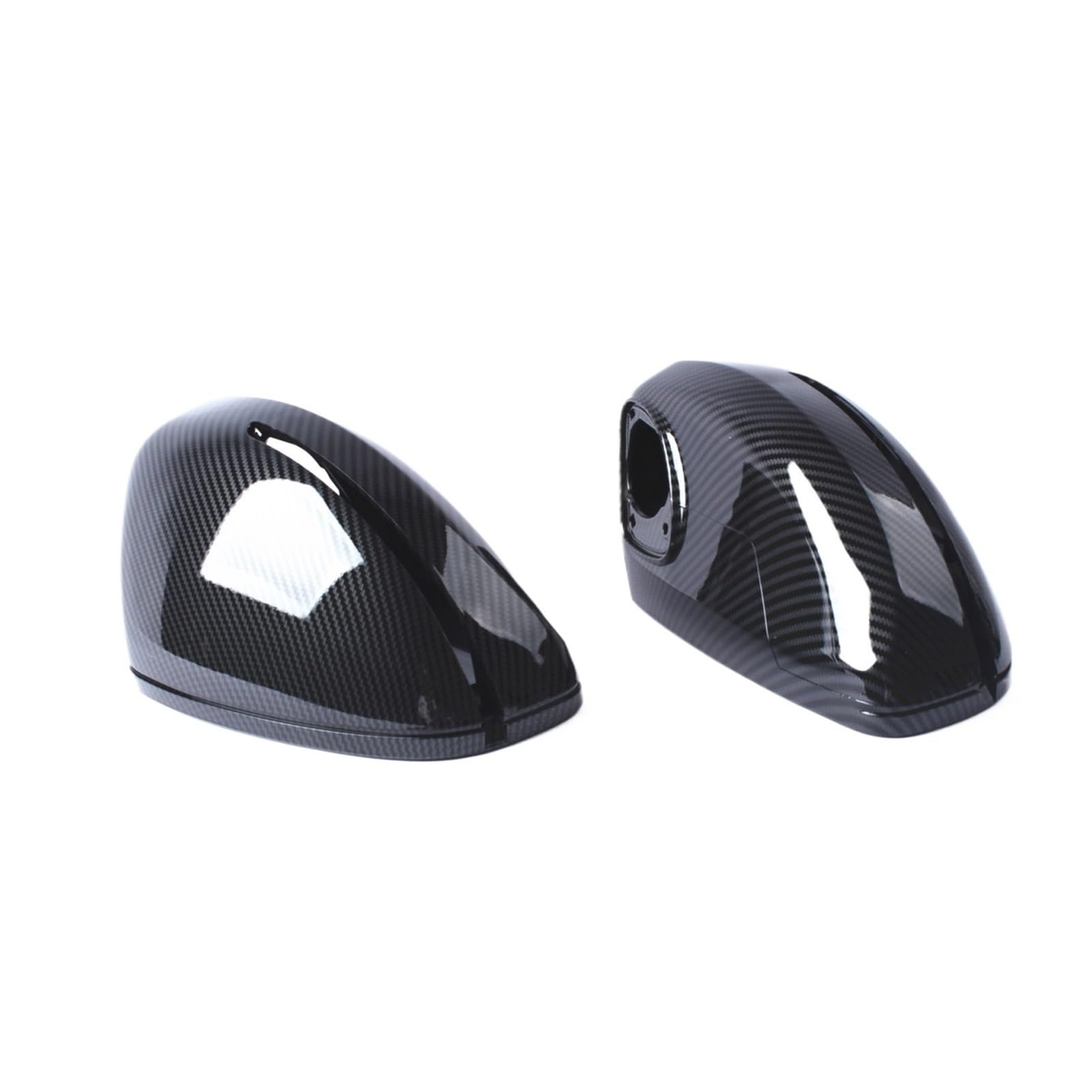 Spiegelabdeckung kompatibel for Audi TT TTS TTRS MK2 (8J) R8 (42) 2007–2014, Karbonfaser-Look, Auto-Außenrückansicht, Kappenschale, Ersatzgehäuse von QZEOXBUP