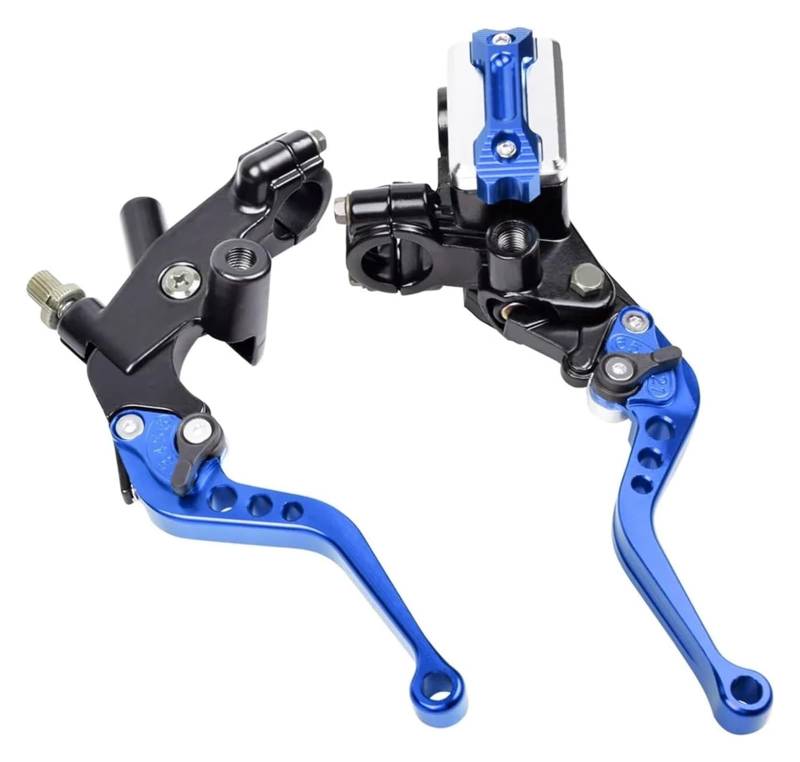 Bremsen Kupplung Stange Für Ya&maha 22mm Motorrad Brems Kupplungs Hauptzylinder Universal Bremsgriffe Motorrad Zubehör(Blue) von QZQXEMEDQ
