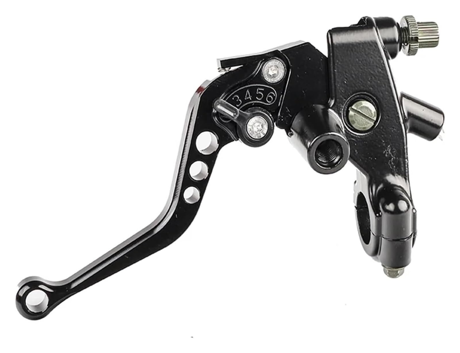 Bremsen Kupplung Stange Für Ya&maha Universal Motorrad-Pist 7/8" 22mm CNC-Bremskupplungspumpenhebel Hydraulischer Hauptzylinder 12,7mm(Black Left) von QZQXEMEDQ