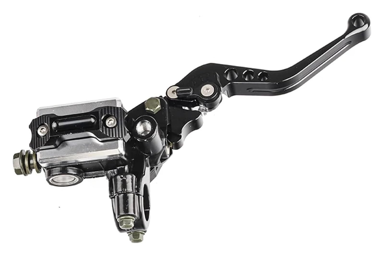 Bremsen Kupplung Stange Für Ya&maha Universal Motorrad-Pist 7/8" 22mm CNC-Bremskupplungspumpenhebel Hydraulischer Hauptzylinder 12,7mm(Black Right) von QZQXEMEDQ