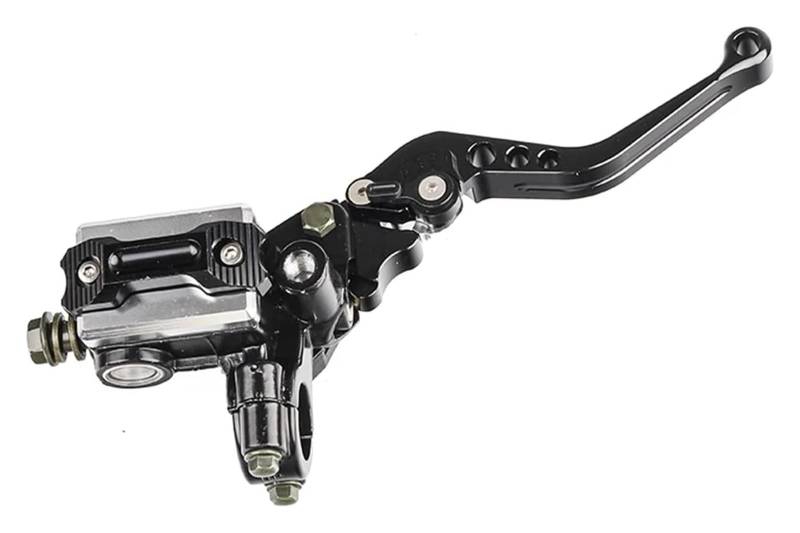 Bremsen Kupplung Stange Für Ya&maha Universal Motorrad-Pist 7/8" 22mm CNC-Bremskupplungspumpenhebel Hydraulischer Hauptzylinder 12,7mm(Black Right) von QZQXEMEDQ