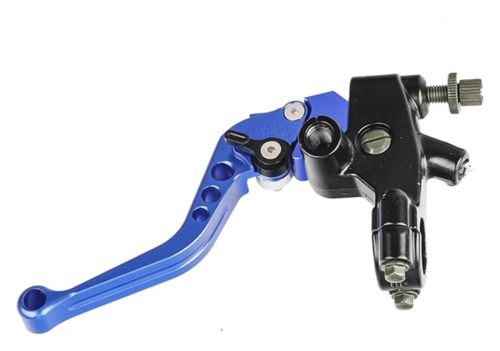 Bremsen Kupplung Stange Für Ya&maha Universal Motorrad-Pist 7/8" 22mm CNC-Bremskupplungspumpenhebel Hydraulischer Hauptzylinder 12,7mm(Blue Left) von QZQXEMEDQ