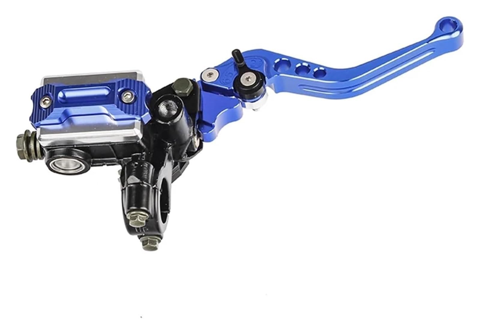 Bremsen Kupplung Stange Für Ya&maha Universal Motorrad-Pist 7/8" 22mm CNC-Bremskupplungspumpenhebel Hydraulischer Hauptzylinder 12,7mm(Blue Right) von QZQXEMEDQ