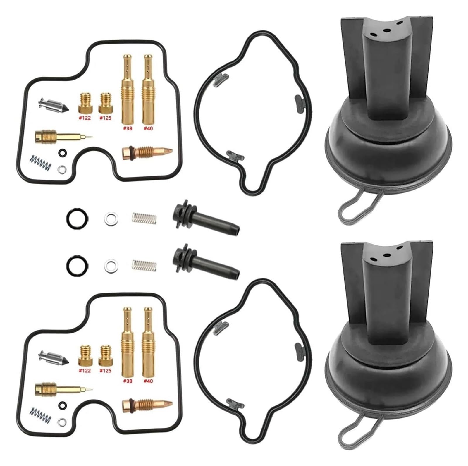 Für CB500 CB500S 1993-2003 Motorrad Vergaser Reparatur Membran Float Carb Rebuild Teile Ersatz Vergaser Dichtungen Reparatursatz(Color 6) von QZQXEMEDQ