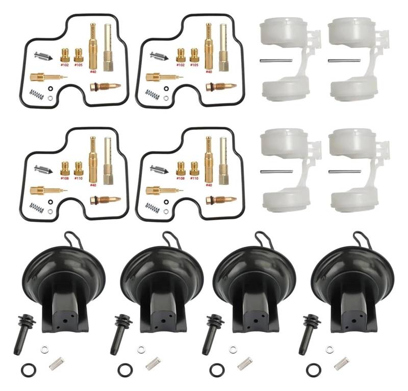 Für CB600F CB600 F PC34 Motorrad Vergaser Reparatur Vergaser Schwimmer Teile Carb Ersatz Vergaser Dichtungen Reparatursatz von QZQXEMEDQ