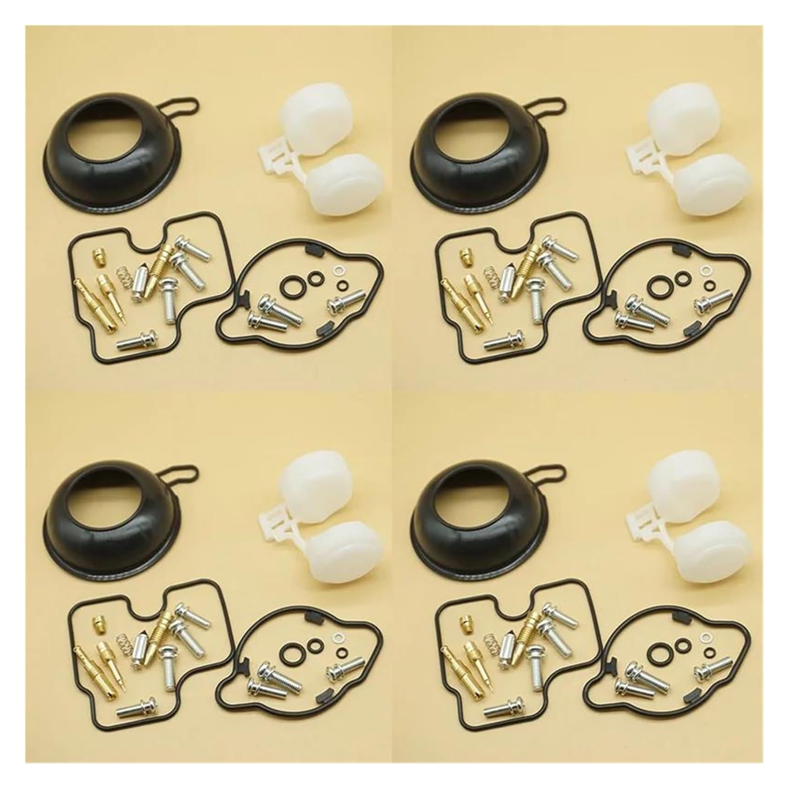 Für CB600F CB600F2 Für Hornet CB 600F CB 600F2 1998-2006 Motorrad Vergaser Reparatur Schwimmer Membran Membran Ersatz Vergaser Dichtungen Reparatursatz(Color 1) von QZQXEMEDQ