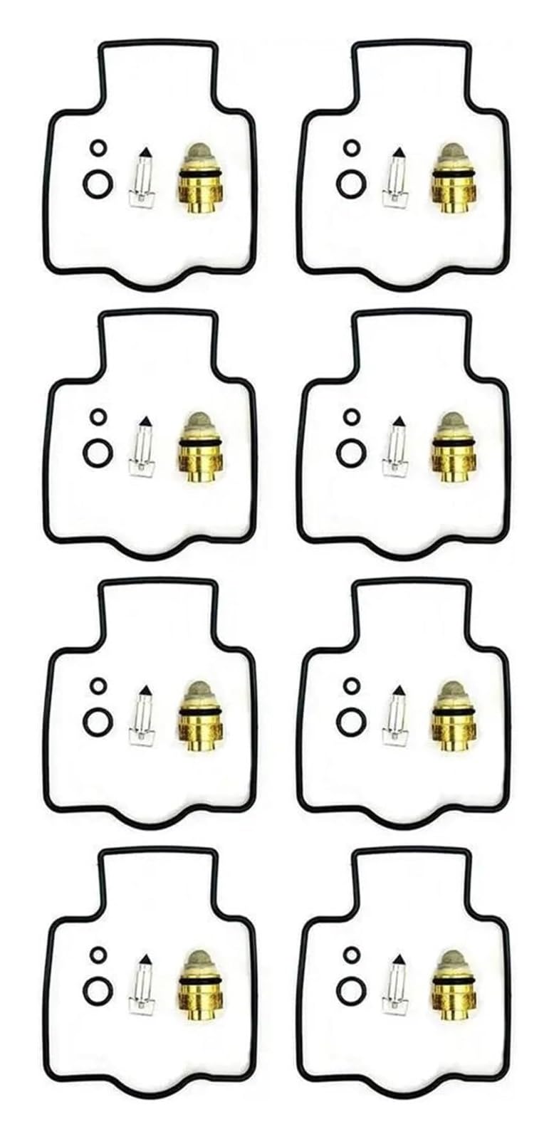 Für K&awasaki ZX400L ZXR400L ZX600D ZZR600D ZX600E ZZR600E ZX ZZR 400L 400 L 600D 600E 600 DE Motorradvergaser-Reparatur-Umbausätze Vergaser Dichtungen Reparatursatz(Set 8) von QZQXEMEDQ