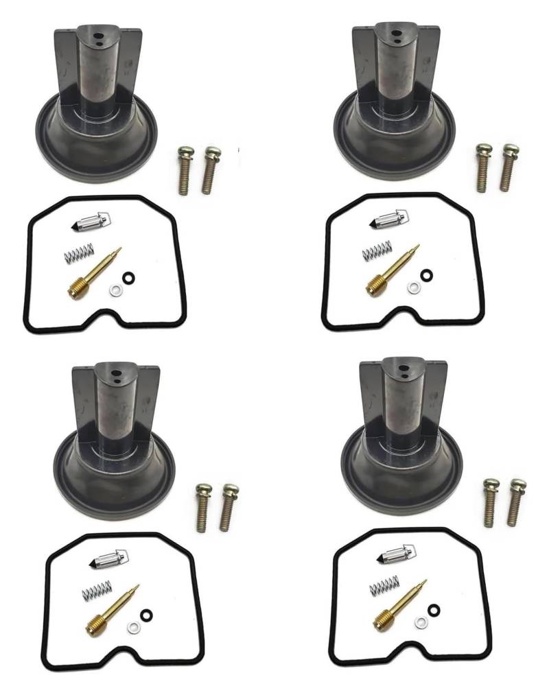 Für K&awasaki ZZR250 EX250 EX250H GPX250 EL250 ZL250LX ZL250 Motorradvergaser Reparaturkolben Kolben Vakuummembran Vergaser Dichtungen Reparatursatz(Color 10) von QZQXEMEDQ