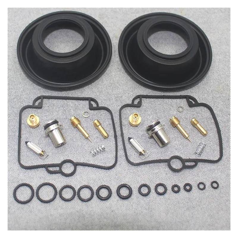 Für Suzuki GS500E 1994-2000 Für GS500 E GS 500 500E Motorrad Vergaser Reparatur Kraftstoff Jet Pilot Master Jet Carb Teile Rebuild Kits Vergaser Dichtungen Reparatursatz(Set 6) von QZQXEMEDQ