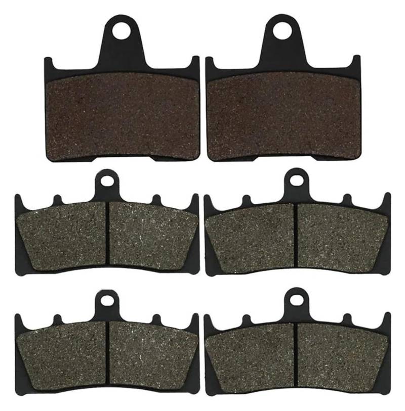 Für Suzuki GSXR 1000 GSXR1000 K1 K2 2001 2002 Für GSX 1400 GSX1400 2001-2007 Motorrad Vorne Und Hinten Bremsbeläge Bremsbeläge Vorne Und Hinten(FRONT AND REAR) von QZQXEMEDQ