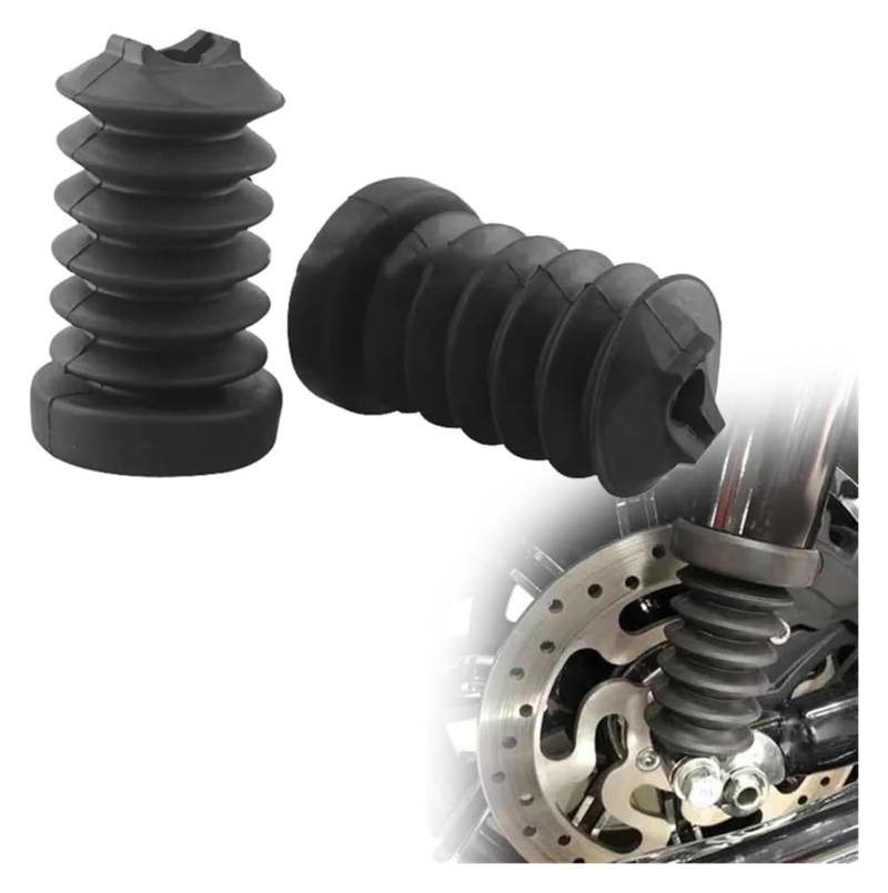 Motorrad Hinterrad Stoßdämpfer Für H&Arley Für Touring FLHR/C FLHT FLTRU FLHX FLTRX 1997-2013 Motorradteile Schwarze Gummi-Hinterradgabelabdeckung Stoßdämpferabdeckung von QZQXEMEDQ