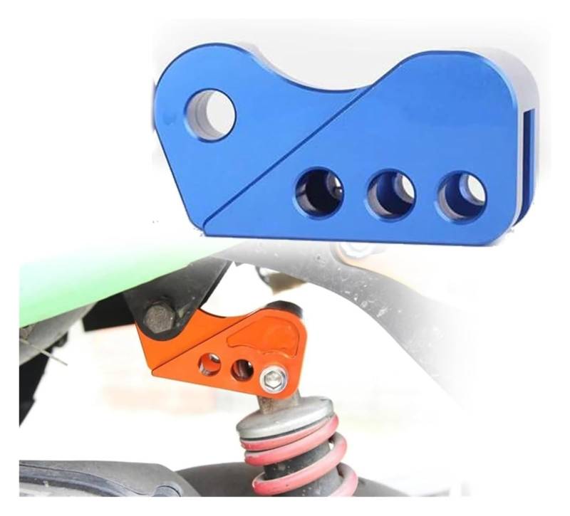 Motorrad Hinterrad Stoßdämpfer Für Roller Modifizieren Sie Den Hinteren Stoßdämpfer des Motorrads Rückwärtsadapter Erhöhen Refit Universal-Stoßdämpfer des Motorrads Hinten(Left Blue) von QZQXEMEDQ
