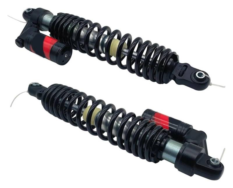 Motorrad Hinterrad Stoßdämpfer Für Segway Für Snarler AT6 S E5 Für Segway Für Sharler AT6 L E5 Motorrad-Stoßdämpfer 2-teiliger Front-Gas-Stoßdämpfer von QZQXEMEDQ