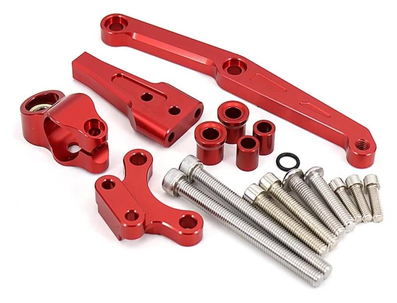Motorrad Lenkungsdämpfer Für CB650R 2018 2019 2020 2021 Motorrad Lenkung Stabilisieren Dämpfer Halterung Unterstützung Mount Kit(1827) von QZQXEMEDQ