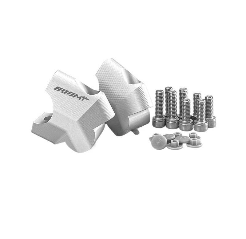 Lenkererhöhung Motorrad Zubehör Lenker Riser Drag Griff Bar Clamp Verlängern Adapter Für CFMOTO 800MT 800 MT 450MT 450 MT 2022 2023 2024- von QZWSRIWL