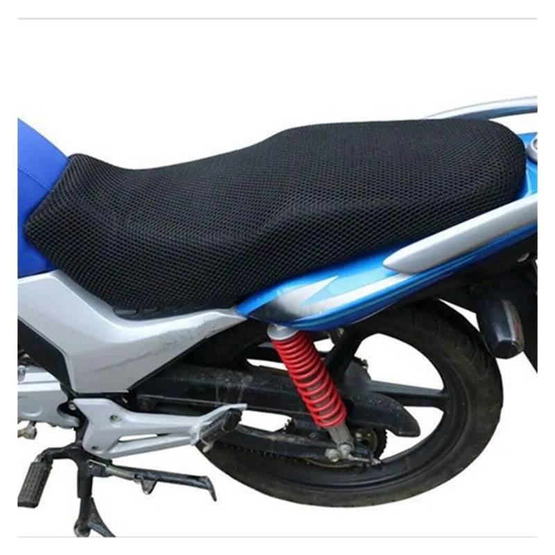 Motorrad Sitzschoner Motorrad 3D Mesh Stoff Anti-Rutsch-Pad Roller Sitz Elektro-Fahrrad Sitzbezug Sommer Atmungsaktive Bezüge Kissen Netzbezug von QZWSRIWL