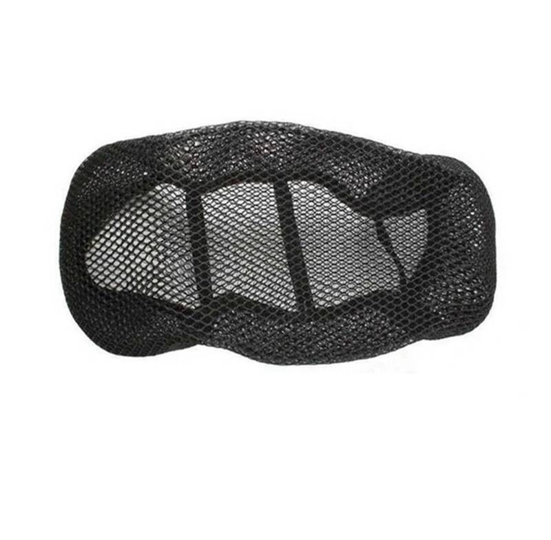 Motorrad Sitzschoner Motorrad Licht Atmungsaktive Sitzbezüge Polyester Mesh Motorrad Schwarz Anti-Rutsch Kissen Mesh Net Auto Zubehör von QZWSRIWL