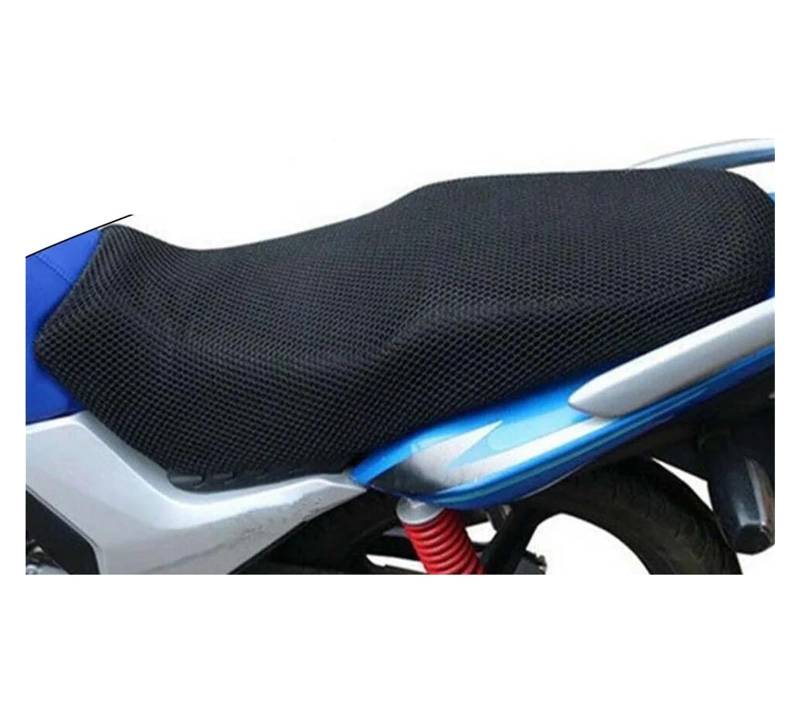 Motorrad Sitzschoner Motorrad Motorrad Kissen Sitzbezug 3D Mesh Protectorl Anti-Rutsch Kissen Mesh Net Anti-Rutsch-Pad Mesh Sitzbezug von QZWSRIWL