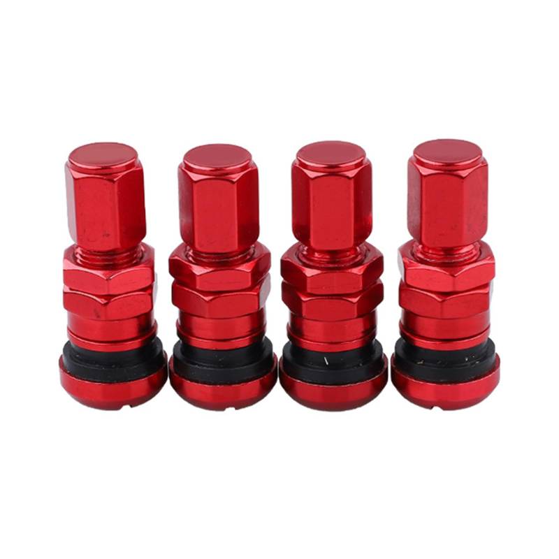 Leichte Auto Reifenventile Kerne Und Leckse Mit Staubdichtem Feuchtigkeitsschutzkappen Für Extreme Fahrbedingungen 4pcs von Qaonsciug