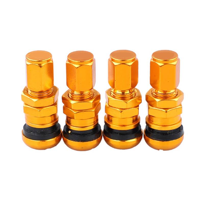 Leichte Auto Reifenventile Kerne Und Leckse Mit Staubdichtem Feuchtigkeitsschutzkappen Für Extreme Fahrbedingungen 4pcs von Qaonsciug
