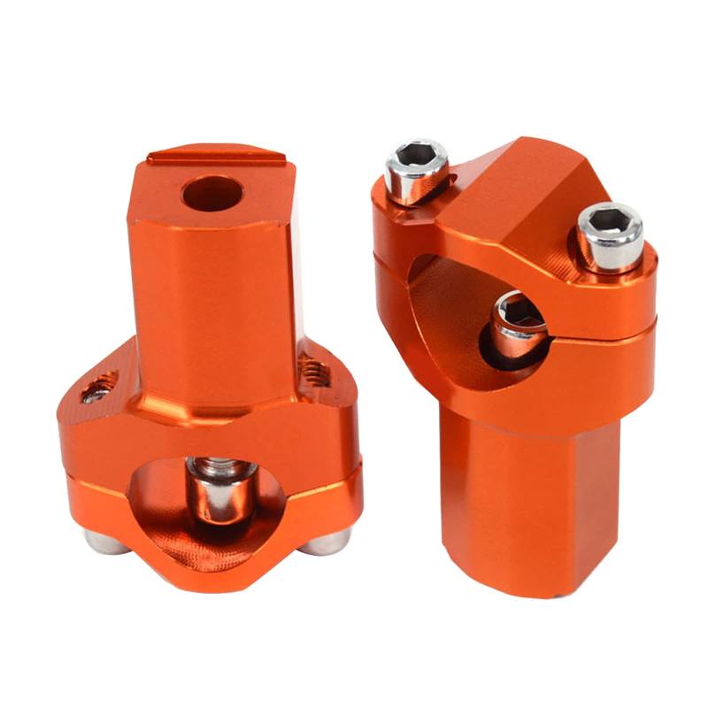Qaonsciug 1 Paar Lenkererhöhungen 1 1/8 Zoll 28 Mm Lenkerhalterung Passend Für Die Meisten Motorräder Dirt Bikes von Qaonsciug