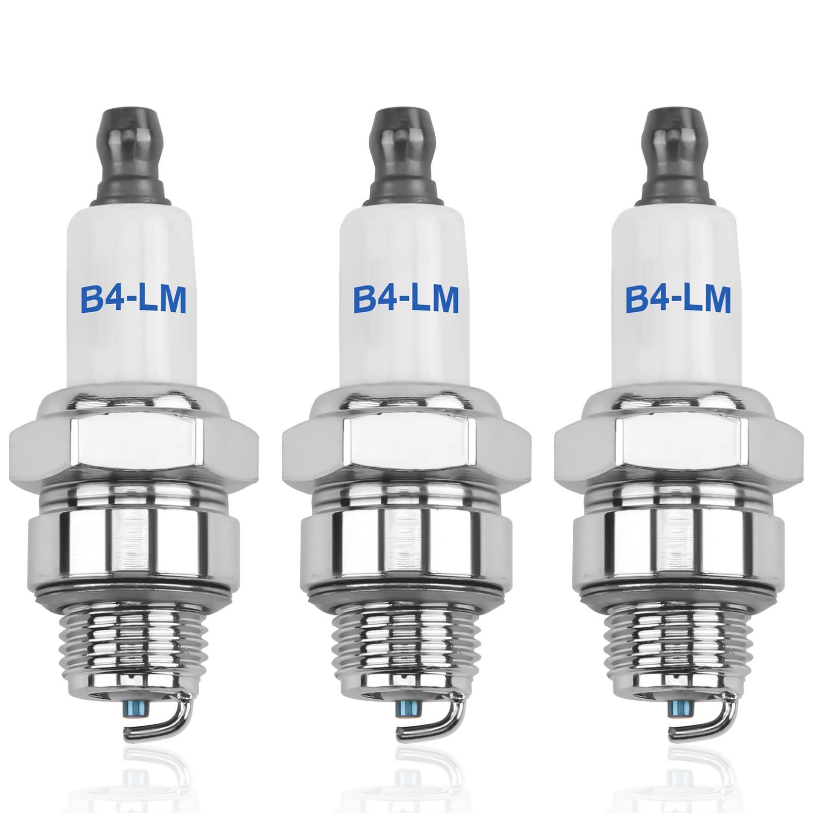 RJ19LM Zündkerze 3 Stück 4-Takt Rasenmäher Spark Plug Ersetzen für Briggs & Stratton 796112 RJ19LM 796112S 802592 5095K 492167 591040 Motorgeräte 3121-C5-0041 RJ19LM Zündkerze 3 Stück 4-Takt Rasenmäher Spark Plug Ersetzen für Briggs & Stratton 796112 RJ19LM 796112S 802592 5095K 492167 591040 Motorgeräte 3121-C5-0041 von Qaum