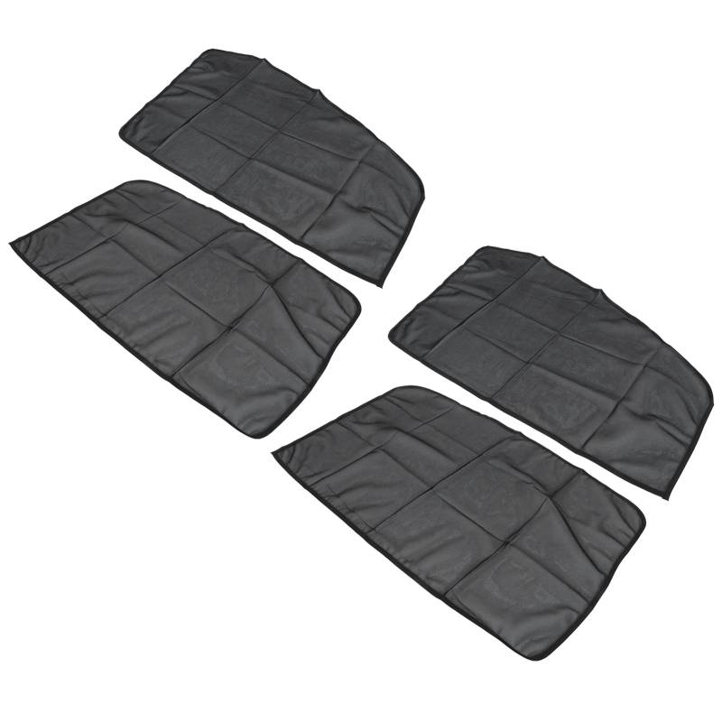 Autofenster Vorhang Starker Magnet Black 4pcs Sonnenschutz Vorhang Block Sonnenlicht für Kleine SUVs, Große SUVs von Qcwwy