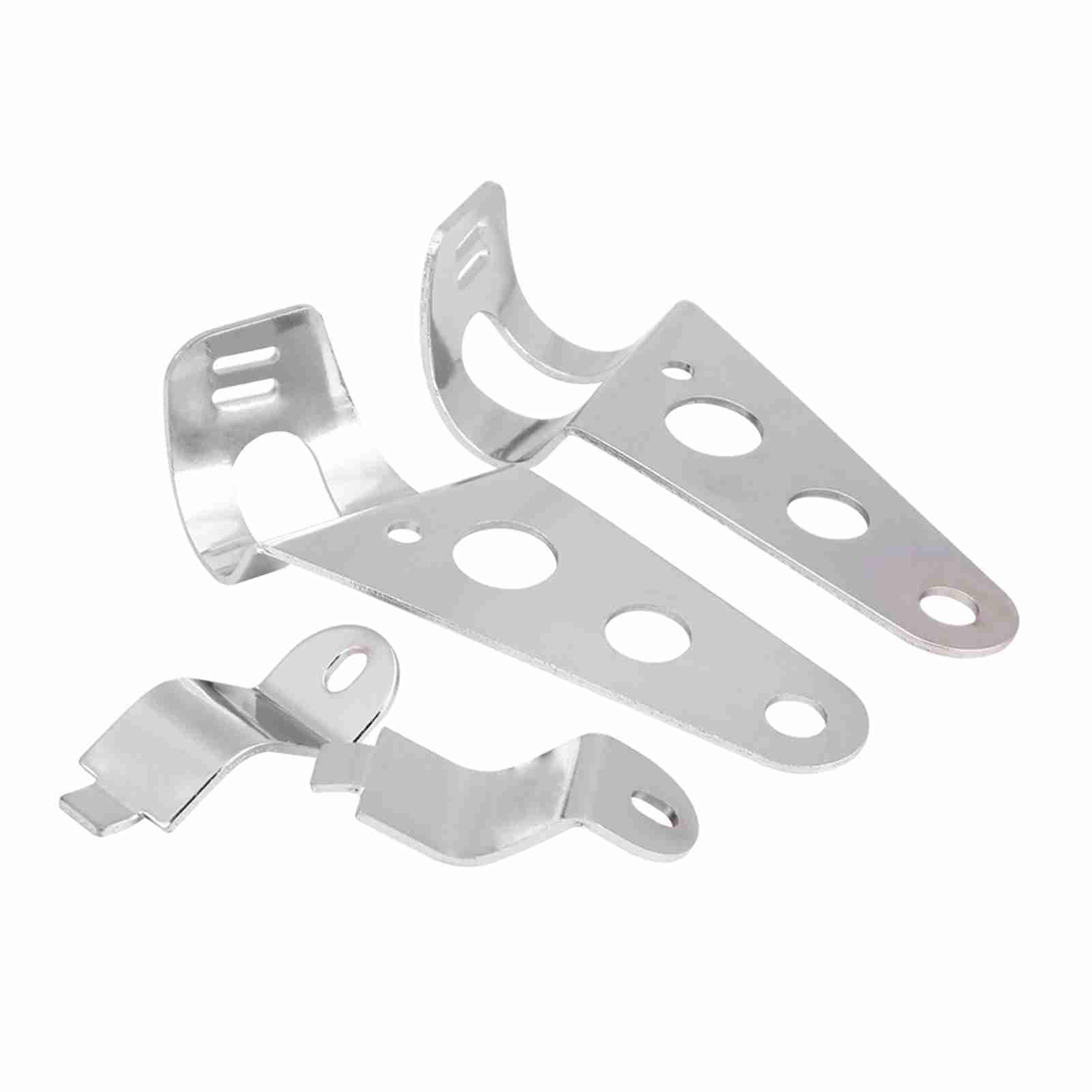 Edelstahl -Motorrad -Scheinwerferhalterung, Scheinwerferhalterung, Starke Unterstützung für Motorrad Scheinwerfer, Glänzend Schwarz, Einfach Installieren, für Motorräder Geeignet, Brillant (SILVER) Edelstahl -Motorrad -Scheinwerferhalterung, Scheinwerferhalterung, Starke Unterstützung für Motorrad Scheinwerfer, Glänzend Schwarz, Einfach Installieren, für Motorräder Geeignet, Brillant (SILVER) von Qcwwy
