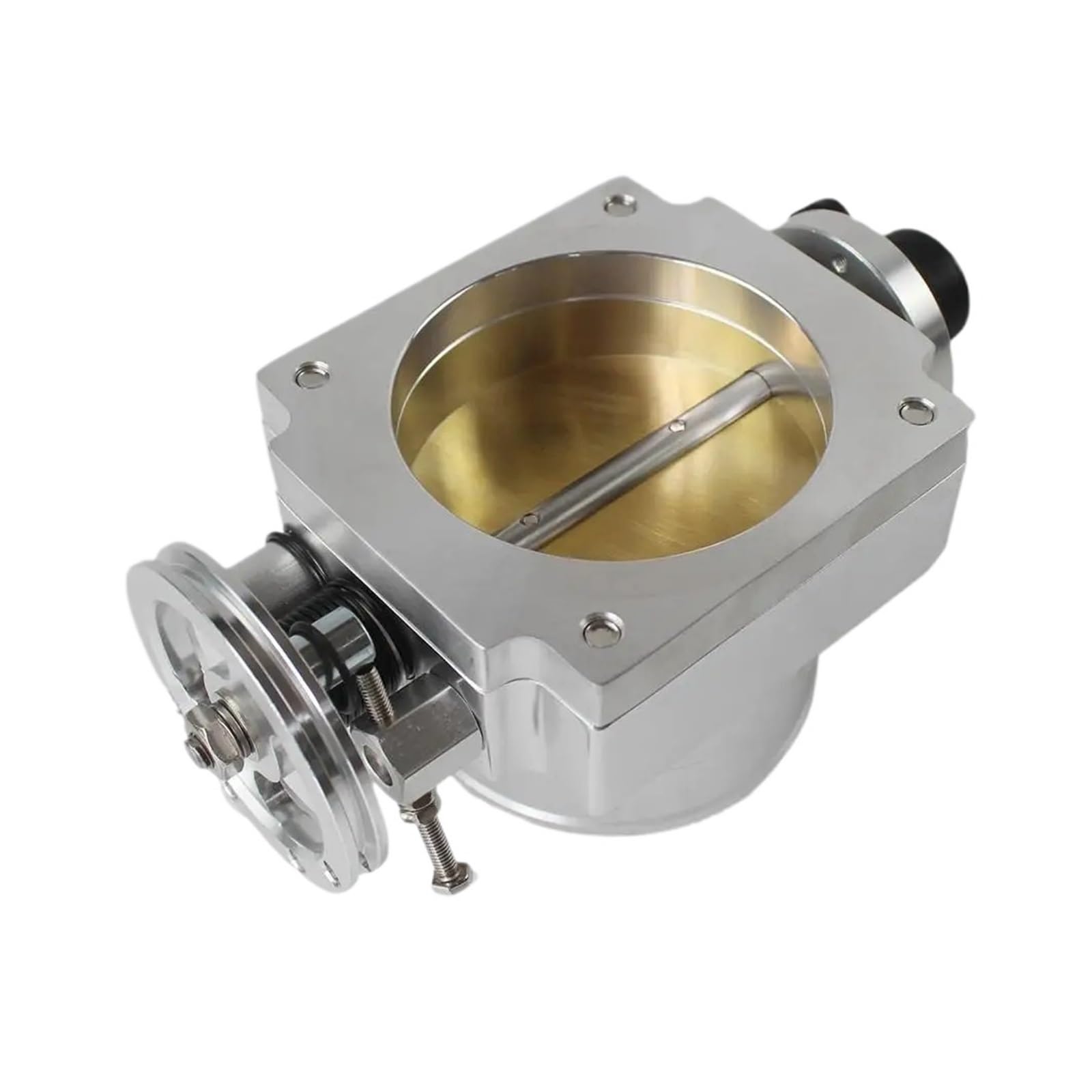 90mm Drosselklappengehäuse Kompatibel mit Toyota Supra 1JZ/2JZ Mit TPS Sensor Silber 90mm Drosselklappengehäuse Kompatibel mit Toyota Supra 1JZ/2JZ Mit TPS Sensor Silber von Qgxzcgfxc