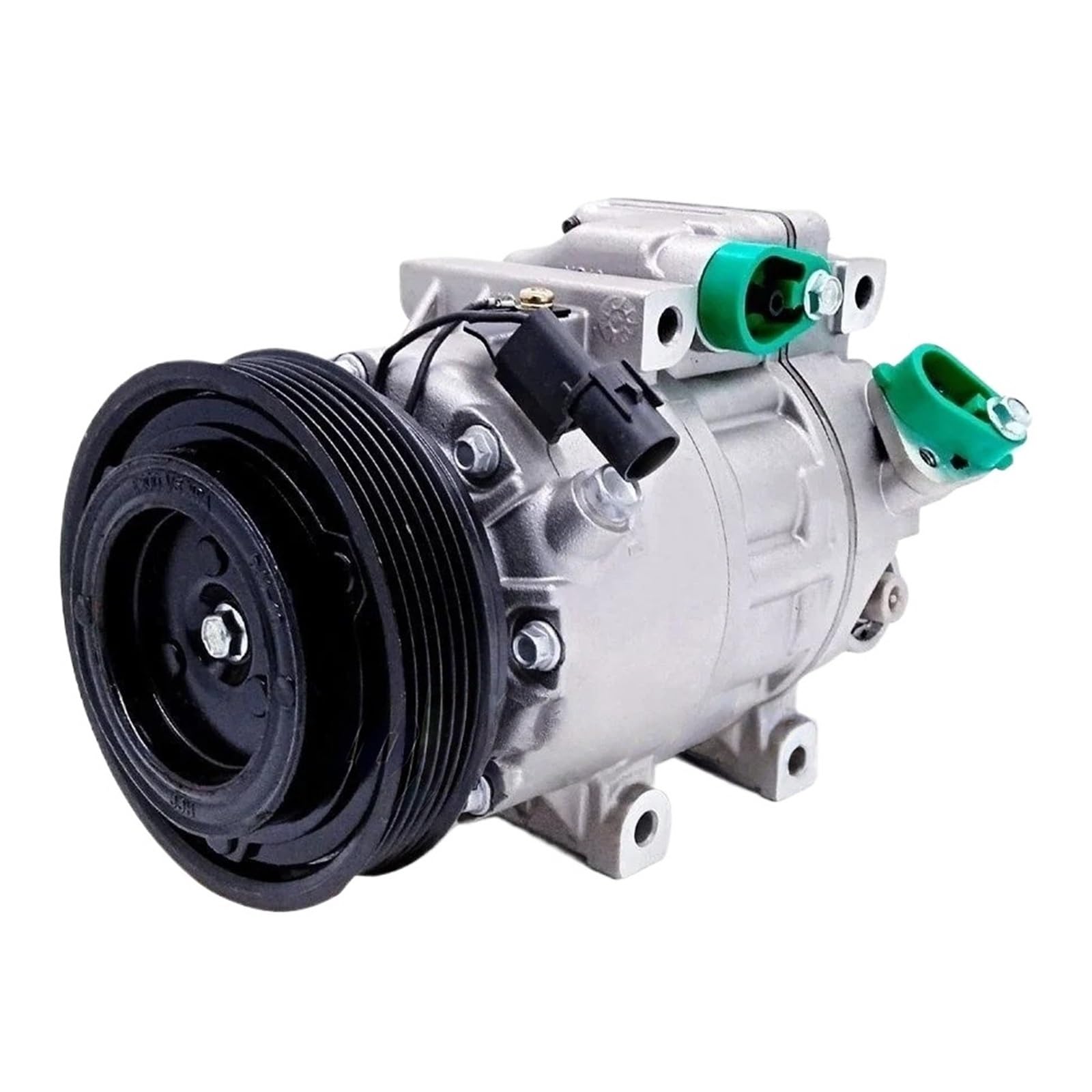 AUTO VS16 AC-Kompressor, kompatibel mit Hyundai Santa Fe II (2006–2012), 2,2 l CRDi Diesel, ersetzt 977012B101, 97701-2B101, OEM-Direktmontage mit Kupplung und vorgefülltem Öl, passend for 4WD- und 2W von Qgxzcgfxc